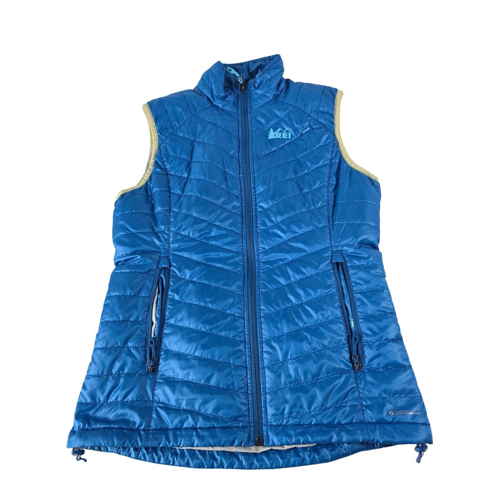 REI Co-op Women Blue Primaloft Pertex Quantum Eco Stratocloud Puffer Vest Small